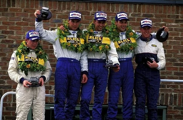 British Formula Ford Championship: Craig Murray, Nicolas Kiesa, Ricardo Van Der Ende and James Courtney