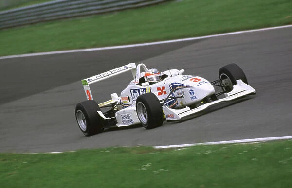 British Formula Three Rd6 Brands Hatch, England, 3rd- 4th June 2000. 3rd placed Narain Karthikeyan - race action. World Spinney / LAT Photographic