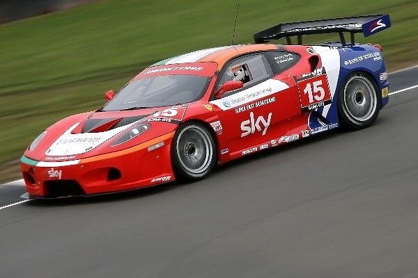 British GT Championship: Michael Cullen  /  Paddy Shovlin CR Scuderia Ferrari 430 GT