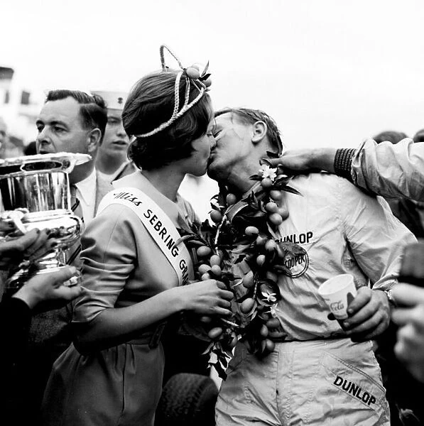 Bruce McLaren, Cooper Climax. Race Winner Sebring, USA