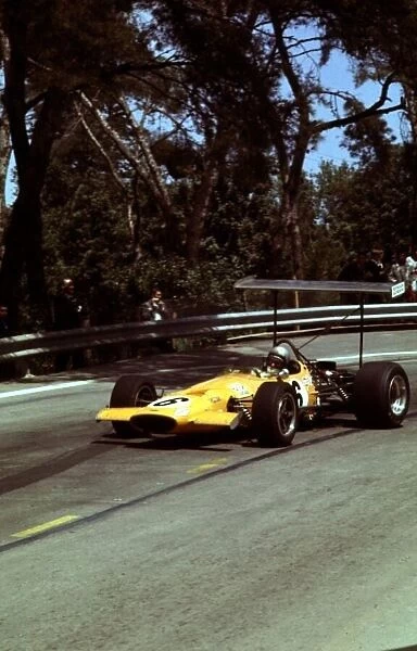 Bruce McLaren, McLaren M7C, Second Spanish Grand Prix, Montjuich Park