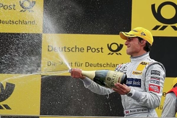 DTM. Bruno Spengler (CDN), Mercedes-Benz Bank AMG celebrates on the podium.