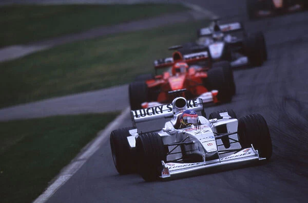 CANADIAN GRAND PRIX 2000 Jacques Villeneuve, BAR Honda leads Montreal, Canada