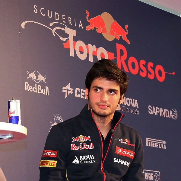 Carlos Sainz Jr Announced as Scuderia Toro Rosso Driver Press Conference, Madrid, Spain, 29 November 2014