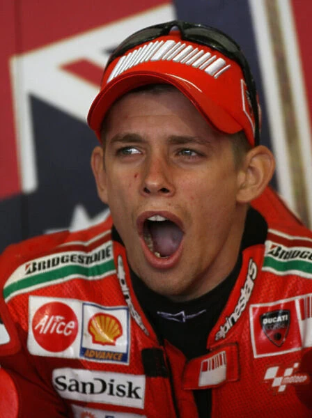 Casey Stoner Ducati Marlboro Team finds it all a yawn