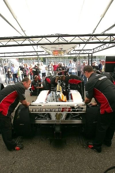 Champ Car World Series: Minardi Team USA F1x2 in the garage