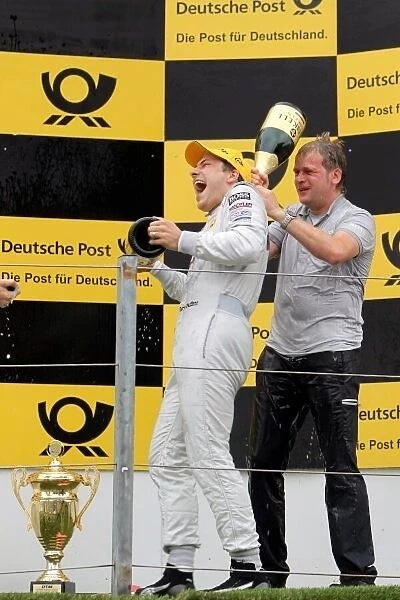DTM. Champagne shower for Gary Paffett (GBR), Salzgitter AMG Mercedes,