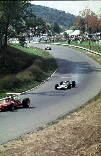 Chris Amon leads Jo Siffert and Jochen Rindt Canadian Grand Prix