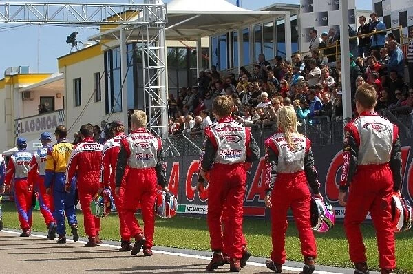 CIK-FIA World Cup for KF2: Drivers on parade