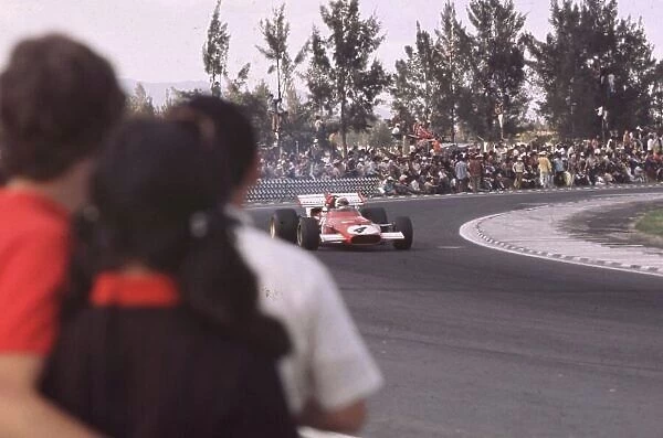 Clay Regazzoni, Ferrari 312B, 2nd Mexican Grand Prix, Mexico City 25 Oct 1970 World LAT Photographic Ref: 70 MEX 69