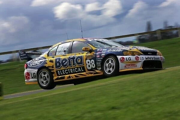 Craig Lowndes (Aust) and Yvan Muller (Fra) Betta Electrical Ford won an action packed Betta Electrical Sandown 500