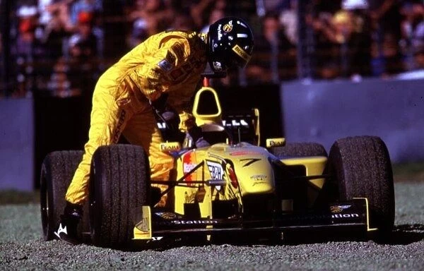 Damon Hill, Jordan Mugan Honda, Retired Australian Grand Prix, Melbourne