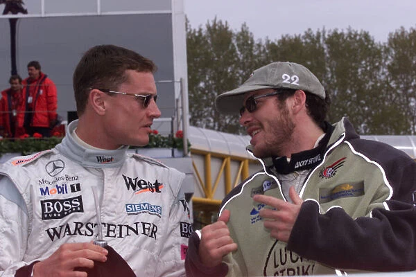 David Coulthard and Jacques Villeneuve