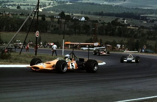 Denny Hulme, Jo Siffert & mario Andretti South African Grand Prix, Kyalami