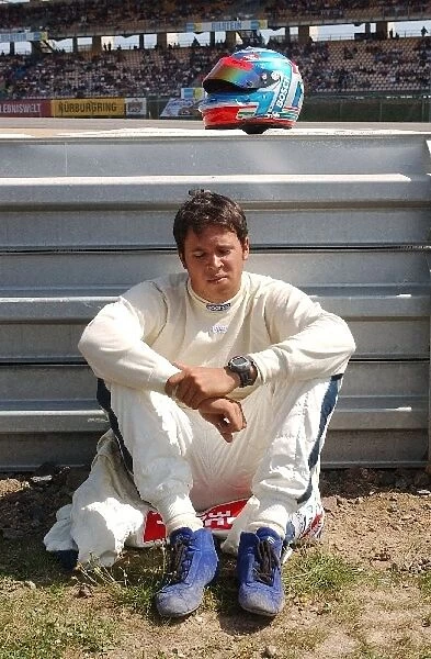A disappointed Daniel La Rosa (GER), MB Racing Performance, Dallara-Opel
