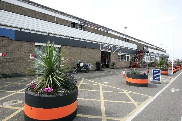 Donington Park Track Feature: Paddock Cafe and shop building
