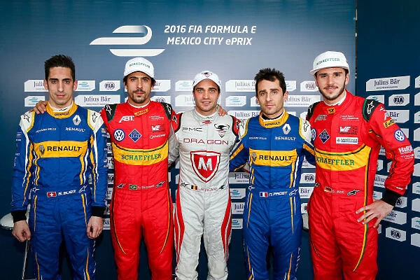 Top Five Drivers from Super Pole. Jerome D Ambrosio (FRA)