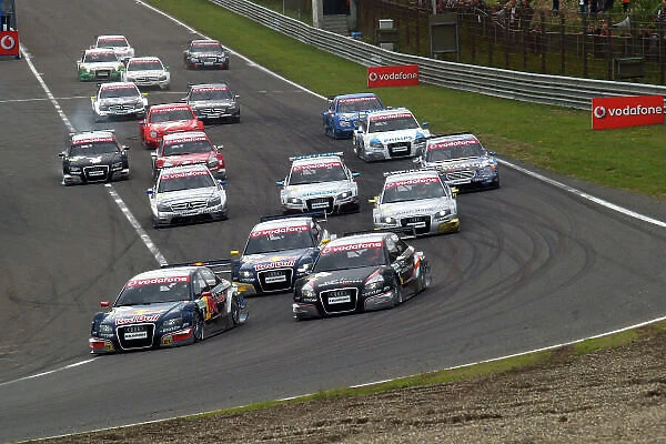 DTM 2007. Round 7, 21.-23. July Zandvoort (NL). Race. Start Audi leads