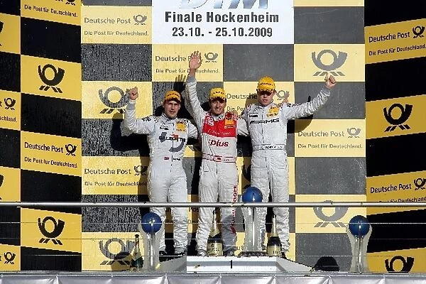DTM: 2nd and 2009 champion Timo Scheider Audi Sport Team Abt A4 DTM, left