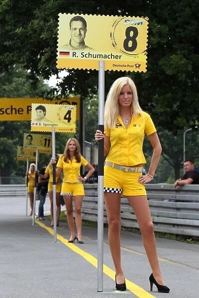 DTM grid girls.. DTM, Rd4, Norisring, Nuremberg, Germany