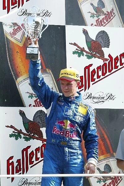 DTM: Race winner Mattias Ekstrom, PlayStation 2 Red Bull Abt-Audi