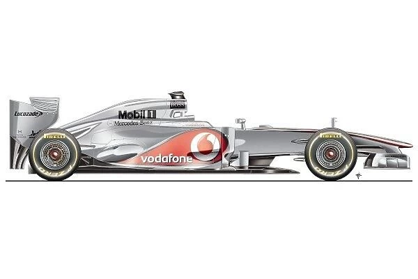 DUPLICATE: McLaren MP4-27 top view: MOTORSPORT IMAGES: DUPLICATE: McLaren MP4-27 top view
