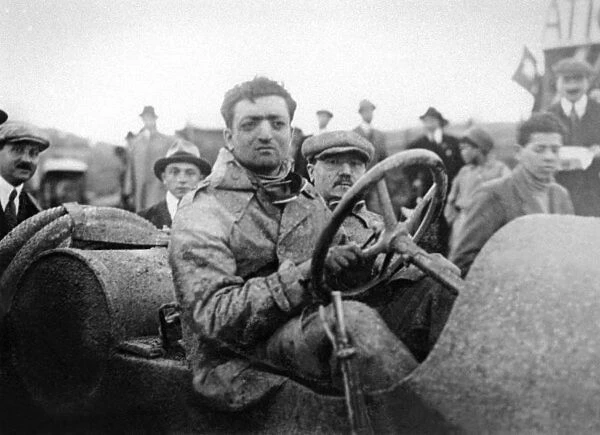 Enzo Ferrari: Early 1920s racing, portrait