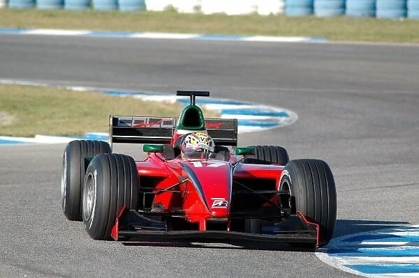 GP2. Ernesto Viso (VEN) tests for Coloni Motorsport.