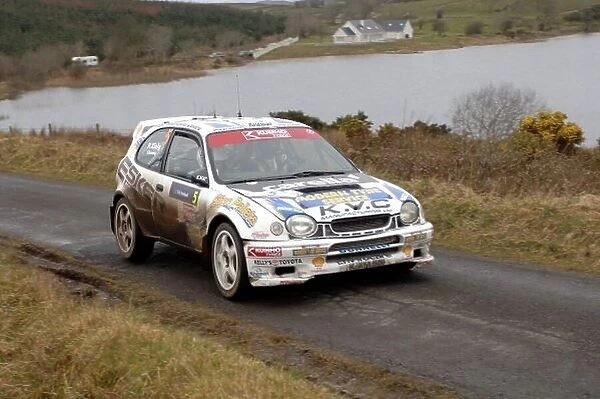 F5564. Eugene Donnelly (IRL), Toyota Corolla, in action on Stage 5.