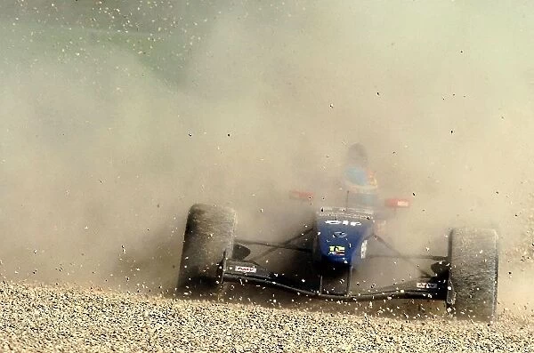 Eurocup Formula Renault V6: Sven Barth Interwetten spun into the gravel