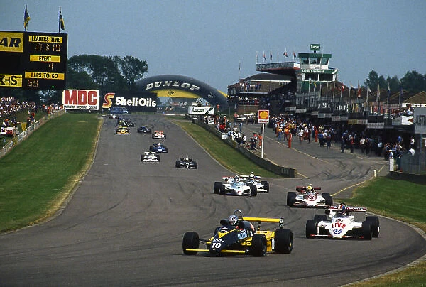 European Formula 2 Championship, Rd8, Donington Park, England, 25 June 1983