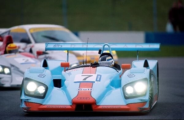 European Le Mans Series: Stefan Johansson, Audi R8 on his way to 3rd place