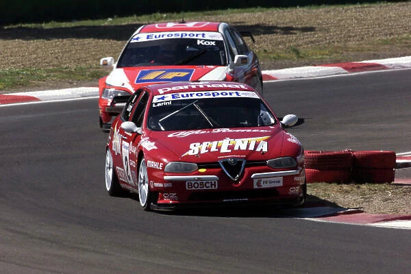 European Super Touring Cup Enna-Pergusa, Italy, 30th April 2000. Larini leads Kox - Race action. PhotoPhoto4 / LAT Tel: +44 (0) 208 251 3000 Fax: +44 (0) 208 251 3001 E-mail: digital@latphoto.co.uk
