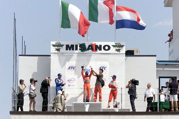 European Touring Car Championship Misano, Italy. Rd 7  /  10. Podium. World Photo 4  /  LAT Photographic
