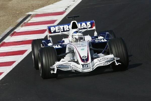 F1 Testing. Barcelona, Spain. 13th February 2007. Nick Heidfeld, BMW Sauber F1.07.Action. World copyright: Malcolm Griffiths / LAT Photographic