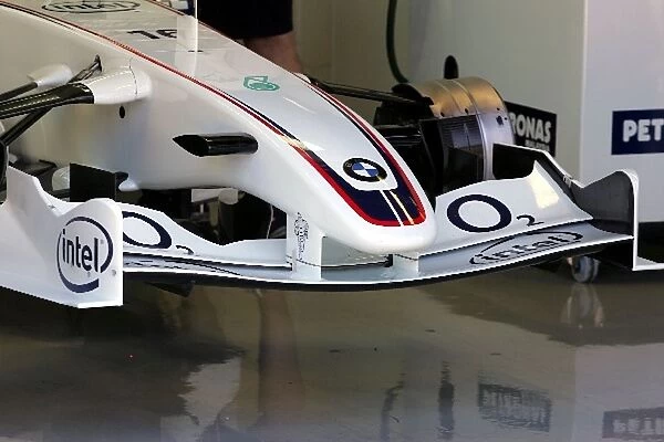 F1 Testing: BMW Sauber aero detail: F1 Testing, Day 2, Monza, Italy
