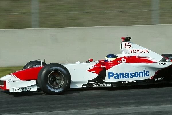 F1 Testing: Cristiano Da Matta Toyota F102 interim