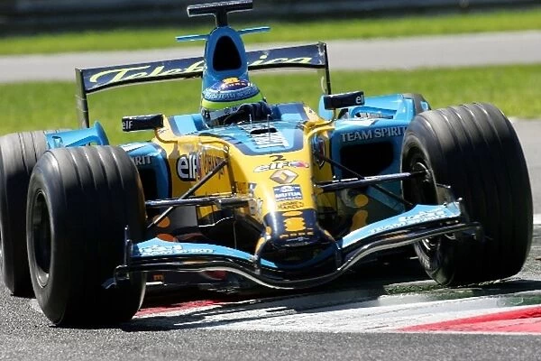 F1 Testing: Giancarlo Fisichella Renault R25