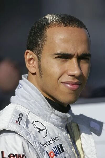 F1 Testing. Jerez, Spain. 14th December 2006. Lewis Hamilton (McLaren MP4-21 Mercedes) Portrait. World copyright: Andrew Ferraro / LAT Photographic. Ref: Digital imageZP9O5080.jpg