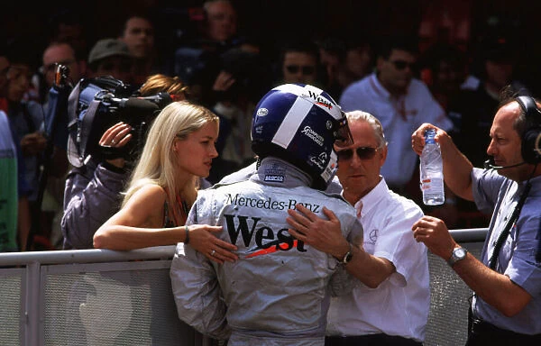 F1Spanish Grand Prix-McLaren-David Coulthard-Portrait-Parc Ferme