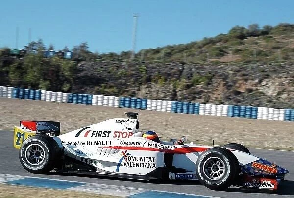 GP2. Felix Portiero (ESP). GP2 Testing, Day 2, Jerez, Spain