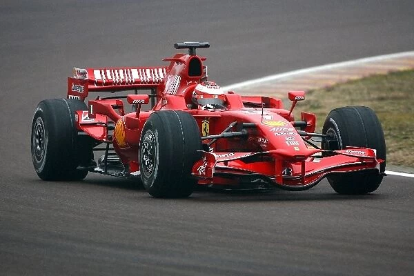 Ferrari F2008 First Run: Kimi Raikkonen Ferrari F2008