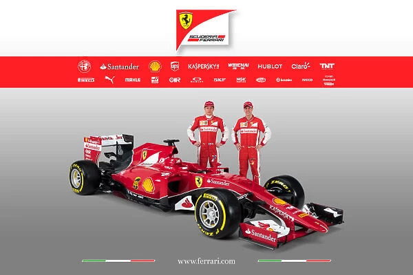Ferrari SF-15T Reveal 30 January 2015 Sebastian Vettel