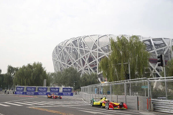 FIA Formula E - First Practice Session Beijing E-Prix, China Saturday 13 September 2014. Daniel Abt (GER) / Audi Abt Sport - Spark-Renault SRT_01E Photo: Glenn Dunbar / LAT /  Formula E ref: Digital Image _89P1517