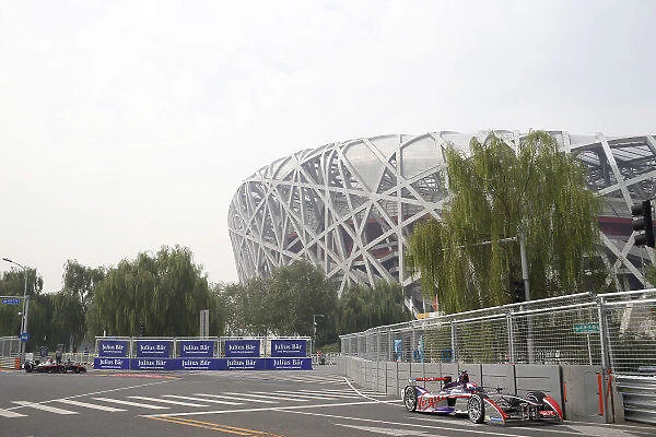 FIA Formula E - First Practice Session Beijing E-Prix, China Saturday 13 September 2014. Jaime Alguersuari (SPA) / Virgin Racing - Spark-Renault SRT_01E Photo: Glenn Dunbar / LAT /  Formula E ref: Digital Image _89P1522