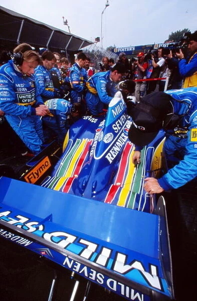 FIA Formula One World Championship, Rd3, San Marino Grand Prix, Imola, Italy, 30 April 1995