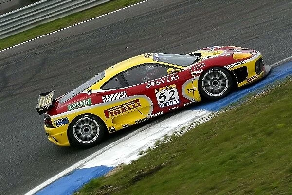 FIA GT Championship: Andrea Bertolini  /  Fabrizio de Simone JMB Racing Ferrari 360 GT won the N-GT class