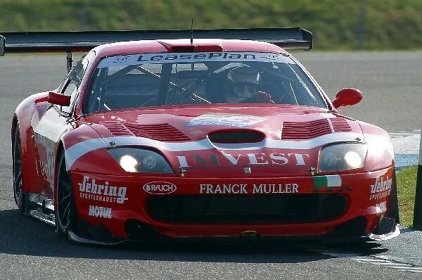 FIA GT Championship: Andrea Piccini  /  Jean-Denis Deletraz BMS Scuderia Italia Ferrari 550 Maranello failed to finish after engine failure