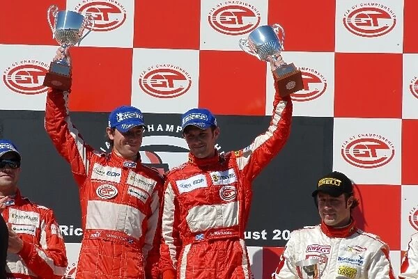 FIA GT Championship: GT2 winners Nathan Kinch and Andrew Kirkaldy Scuderia Ecosse