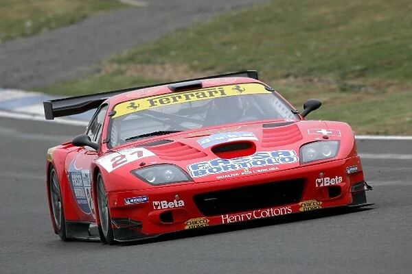 FIA GT Championship: Loris Kessel  /  Massimo Cattori Kessel Racing Ferrari 575